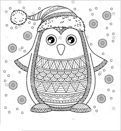 Free Printable Penguin Coloring Pages