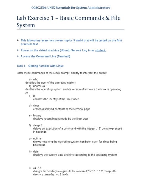 Image result for Linux Exercises Lab Questions