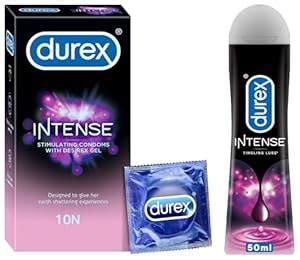 Durex Lube Intense Lubricant Gel For Men & Women - 50ml | Water Based ...
