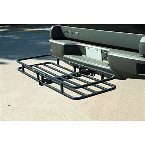 Buy 500 Lb Black Steel Cargo Carrier, Trailer Hitch ed, Heavy Duty ...