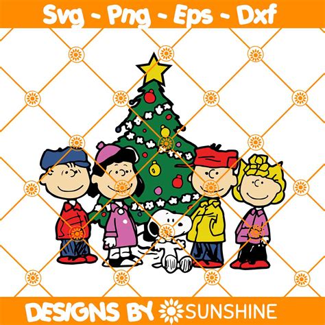 The Peanuts Christmas SVG PNG, Snoopy Christmas SVG, Charlie | Inspire ...