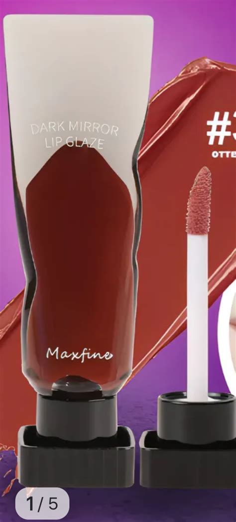 Блеск для губ Maxfine Dark mirror lip glaze | отзывы