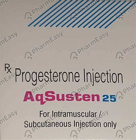 Aqsusten 25 MG Injection (1): Uses, Side Effects, Price & Dosage ...