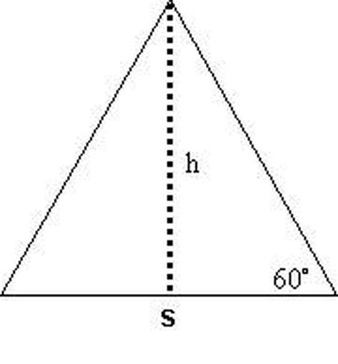 How To Calculate The Area Of An Equilateral Triangle
