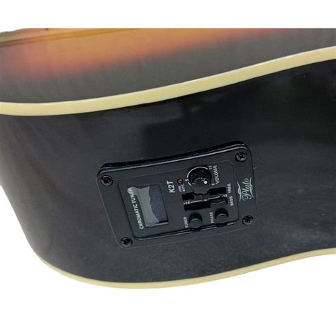 Buy Pluto PA39CE-201 Cutaway Electro Acoustic Guitar Online | Bajaao