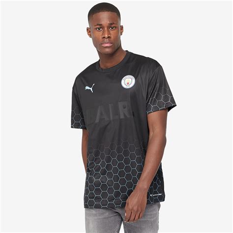 Puma Manchester City x BALR Signature Jersey - Black/Team Light Blue ...
