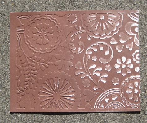 Image result for Using Embossing Folders without a Machine