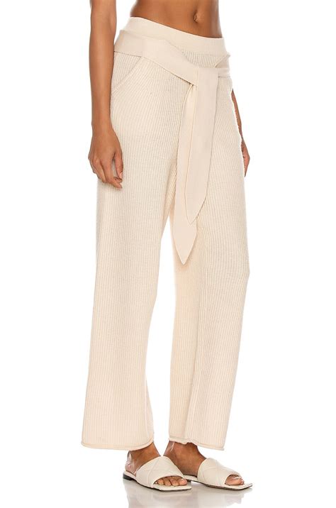 SIMKHAI Tala Loungewear Pant in Ecru | FWRD