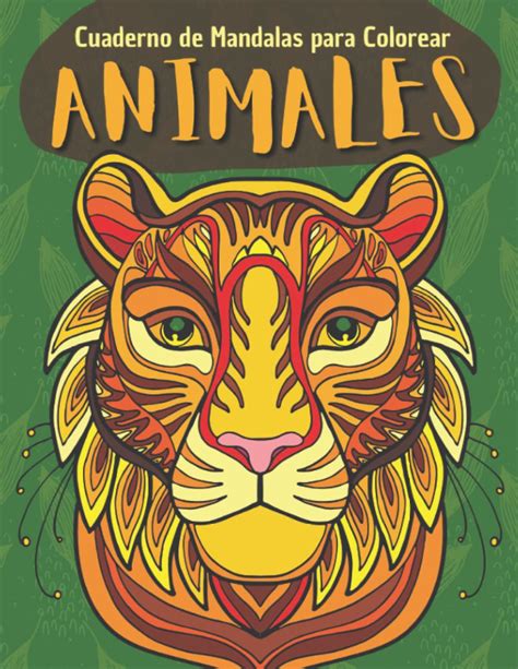 Animales Cuaderno De Mandalas Para Colorear Libro De Mandalas Para ...