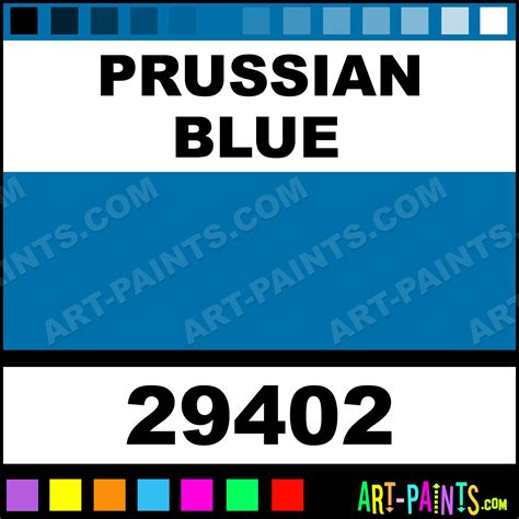Prussian Blue Starter 12 Set Gouache Paints - 29402 - Prussian Blue ...
