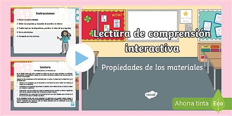 PowerPoint: Lectura de comprensión interactiva