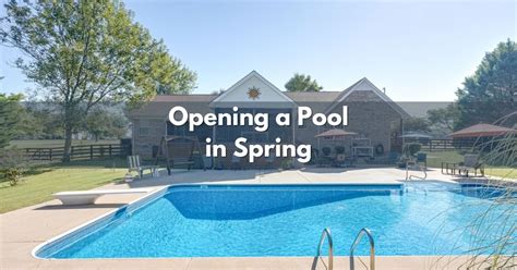 Image result for How to Open My Pool in Spring