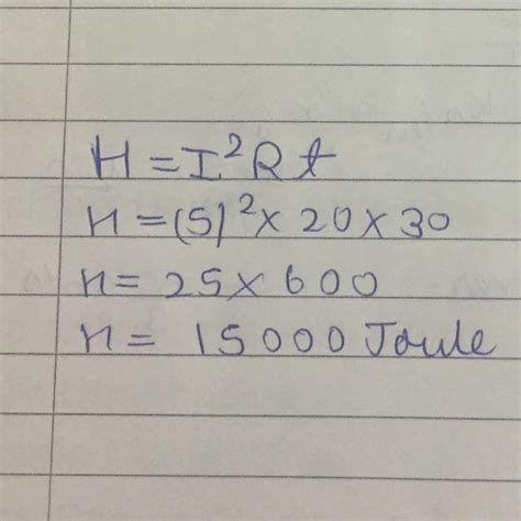 An electric iron of resistance 20 ohms take a current of 5 ampere ...