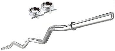 Buy Branded 3 FT EZ CURL BAR for Biceps & Triceps Exercises with 2 ...