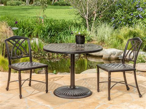 Gensun Terrace Cast Aluminum Dinning Set | GESTERRACE1