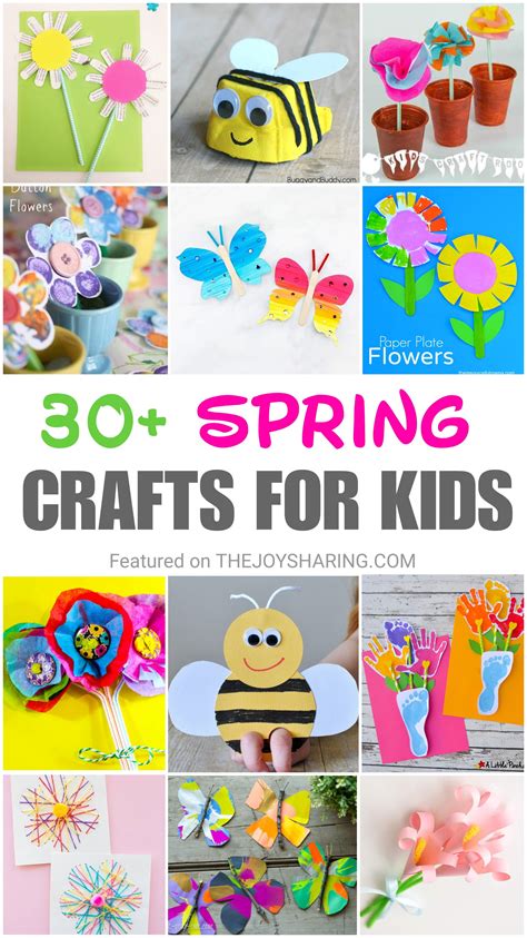 30+ Quick & Easy Spring Crafts for Kids | Spring arts and crafts ...