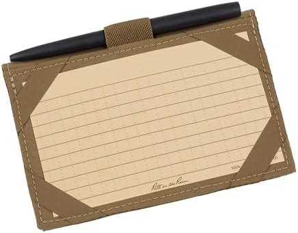Rite in the Rain All-Weather Index Card Kit: Tan CORDURA Fabric Cover ...