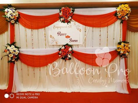 Beautiful Engagement Decor Bangalore | Upto 50% Off - Balloon Pro