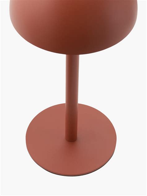 John Lewis Heftig Rechargeable Outdoor Table Lamp, Sienna
