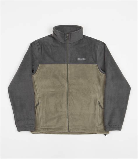 Columbia Steens Mountain Full Zip 2.0 Fleece - Shark / Stone Green ...