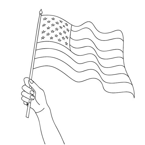 Usa flag outline Images - Free Download on Freepik