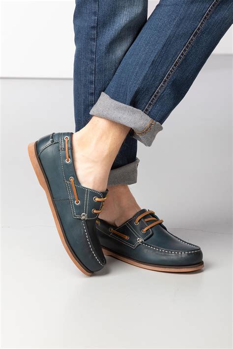 Mens Leather Deck Shoes UK | Rydale