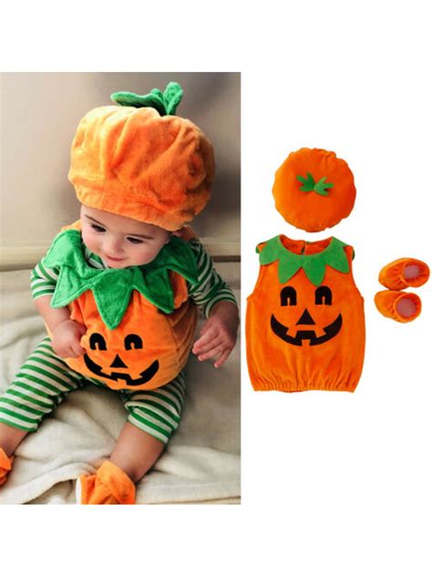 Newborn Baby Pumpkin Costume