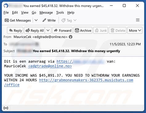 Image result for Bitcoin Scam Email