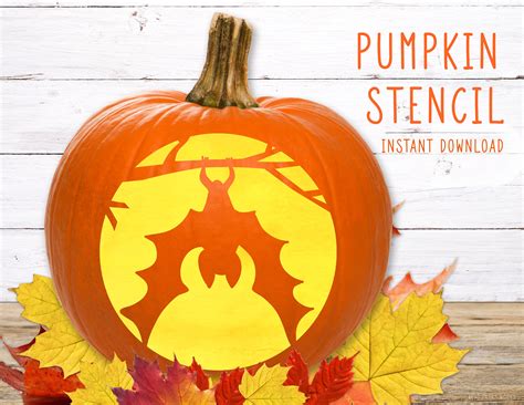 How To Draw A Bat On A Pumpkin