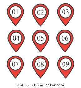 Map Pin Number 1 的图像结果