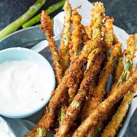 Fried Asparagus - Spicy Southern Kitchen
