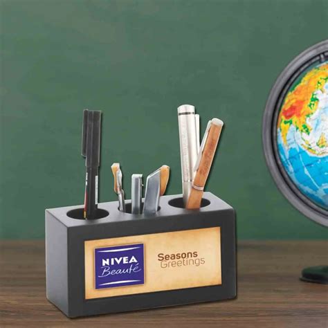 Order Prestigious Sublimatable Wooden Pen Holder Online