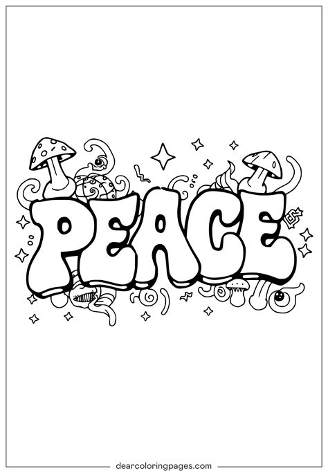 Graffiti Art Coloring Pages Printable [2025]