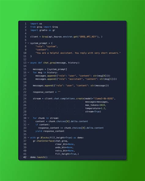 Image result for Python LLM Chat UI