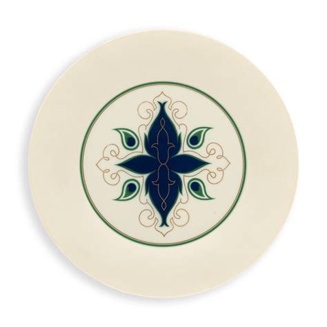 Shop Alif Blue-Gold Dinner Plate | Hering Berlin | Tableware Online ...