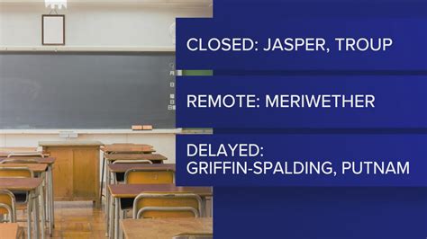 Georgia school closings virtual days with roads still icy | Friday Jan ...