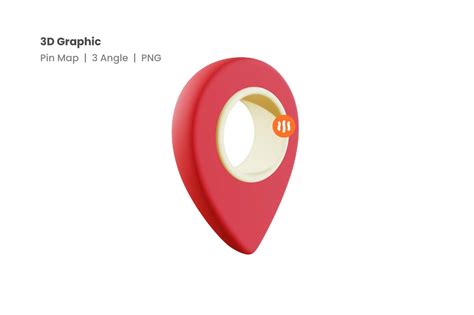 Map Pin Graphic. 3D 的图像结果