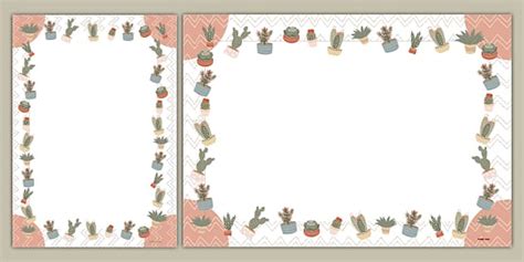 Succulents-Themed Editable Display Posters