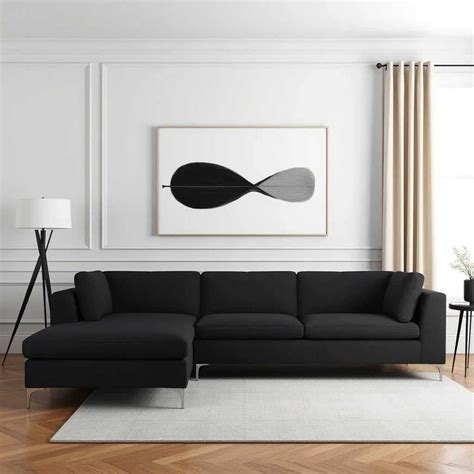 Elfin 4 Seater L Shape Fabric Sofa Set for Living Room – TORQUE ...