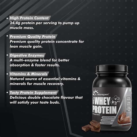 Buy DR. MOREPEN 100% WHEY PROTEIN INFUSED WITH VITAMINS & MINERALS IN ...