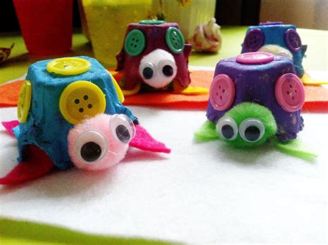 Egg Carton Crafts 的图像结果