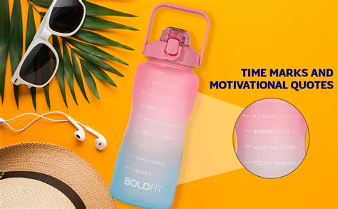 Boldfit Gym Gallon Bottle, 2 Litre Water Bottle for Gym Workout ...