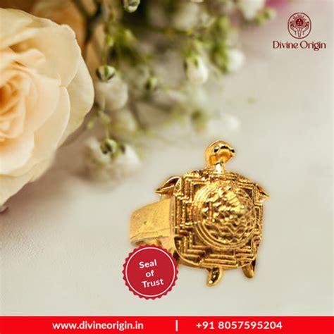 Tortoises Shree Yantra Ring – Divine Origin India