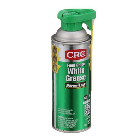 CRC Food Grade White Grease, 10 oz Aerosol Can, White : Amazon.in
