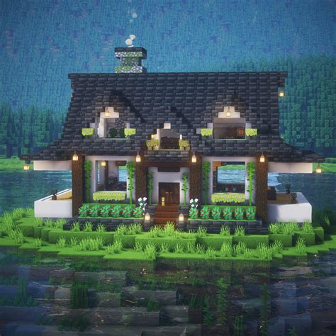 Minecraft House On Lake: Cách Xây Dựng Ngôi Nhà Tuyệt Vời Trên Hồ Trong ...