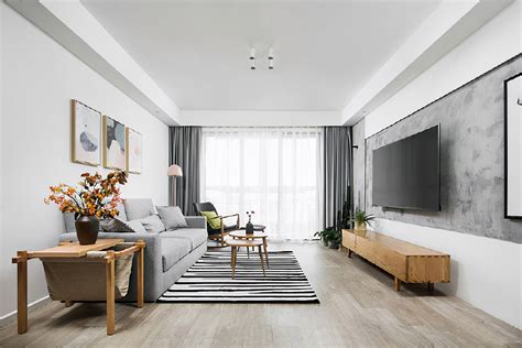 80平小户型北欧风 白色+木质家具清新又舒适 - 装修保障网