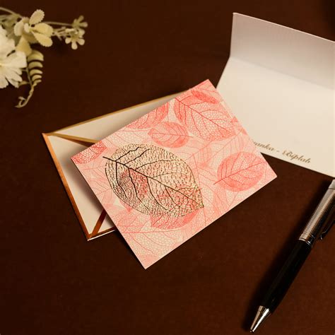 Red Leaf Foldable Card – Paparaty