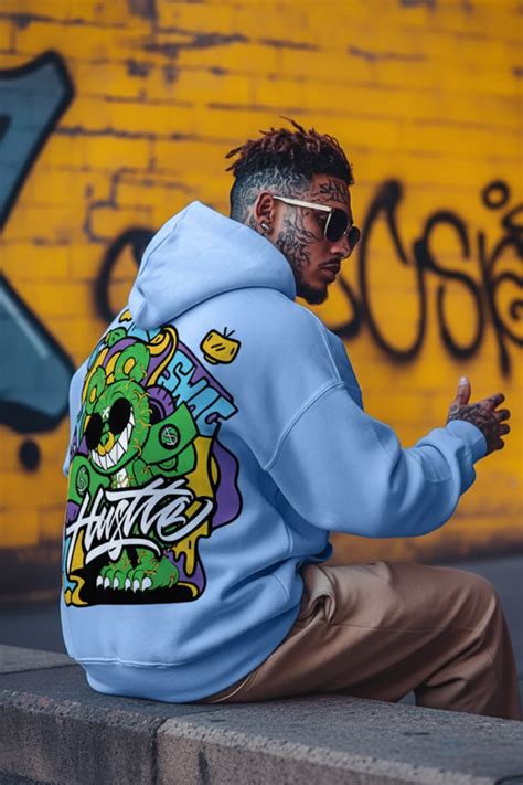 Veirdo Men's Green Hoodie |Kangaroo Pocket |Drawcord Hood |Shop Now!