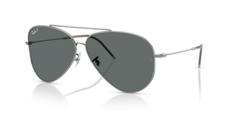 Lentes de sol Aviator Reverse en Gris Plomo y Gris Oscuro Polarizado - RBR0101S | Ray-Ban® MX