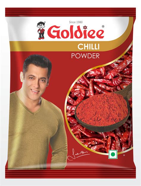 RED CHILLI POWDER POUCH 500g. – Goldiee Online Store